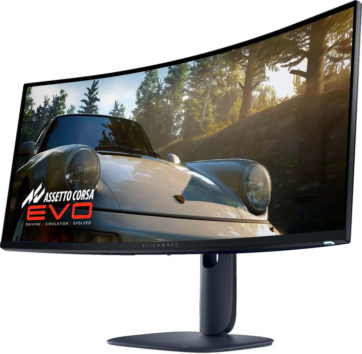 Dell Alienware AW3425DW , 34.2" CURVED QD-OLED 21:9 ,0.03ms GTG, WQHD (3440x1440), 240Hz, 1,500,000:1, 1000cd/m2, NVIDIA G-SYNC Compatible, AMD FreeSync Premium, HDR 400, 99.30% DCI-P3, HDMI, DP, USB, PIP, PBP, Height Adjustable, Swivel, Tilt, Black