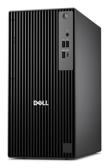 Dell Pro Tower QCT1250, Intel Core Ultra 5 235 (13 TOPS NPU, 14 cores, up to 5.0GHz), 16GB: 1 x 16GB, DDR5, up to 5600 MT/s, 512GB SSD, Integrated Graphics, 8x DVD+/-RW, Keyboard&Mouse, 180W, Win 11 Pro, 3Y PS