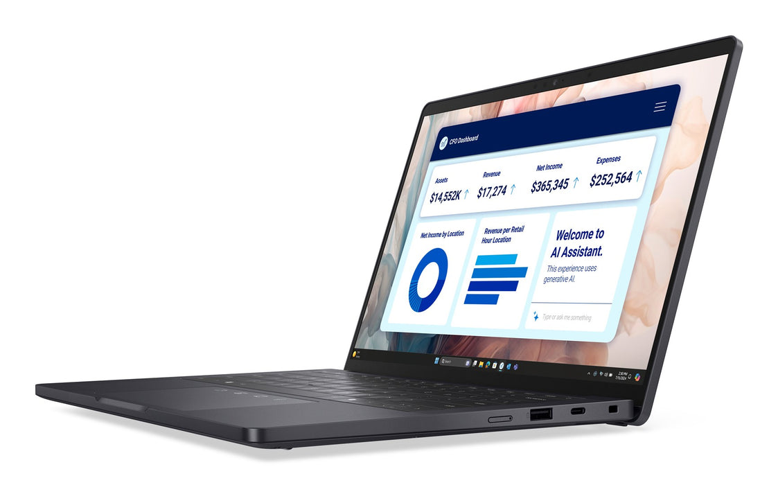 DELL Pro 13 Premium PA13250 Copilot+ PC Intel Core Ultra 5 236V Laptop 33.8 cm (13.3") Full HD+ 16 GB LPDDR5x-SDRAM 512 GB SSD Wi-Fi 7 (802.11be) Windows 11 Pro Grey