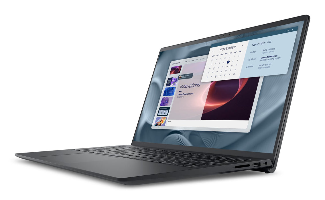 DELL Pro 15 Essential PV15250 Intel Core 3 100U Laptop 39.6 cm (15.6") Full HD 8 GB DDR5-SDRAM 512 GB SSD Wi-Fi 6 (802.11ax) Windows 11 Pro Black