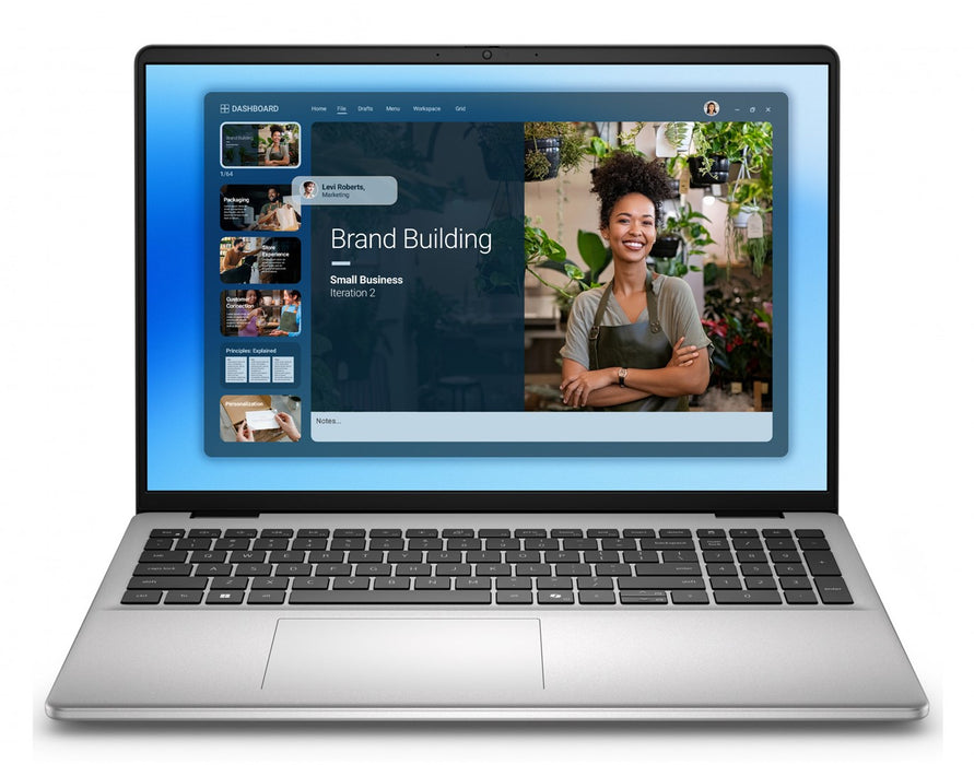 DELL DC16251 Intel Core 7 150U Laptop 40.6 cm (16") Full HD+ 16 GB DDR5-SDRAM 1 TB SSD NVIDIA GeForce MX570A Wi-Fi 6E (802.11ax) Windows 11 Pro Platinum, Silver