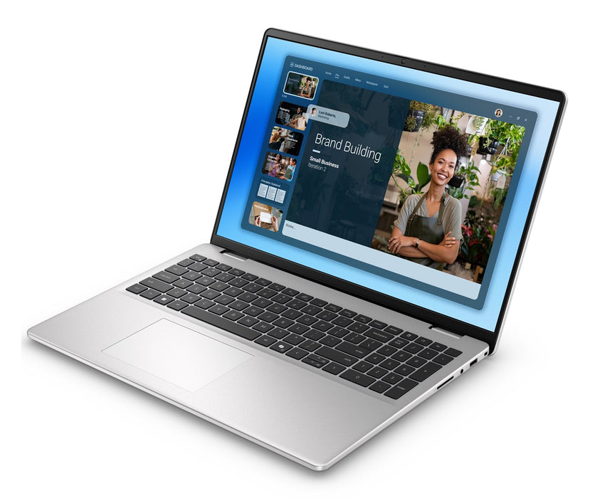 DELL DC16251 Intel Core 7 150U Laptop 40.6 cm (16") Full HD+ 16 GB DDR5-SDRAM 1 TB SSD NVIDIA GeForce MX570A Wi-Fi 6E (802.11ax) Windows 11 Pro Platinum, Silver
