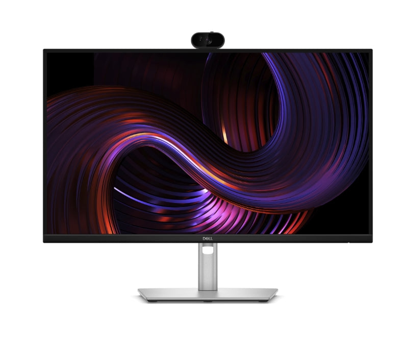 Dell P2726DEV, 27" Webcam Monitor, IPS Anti-Glare, 5ms, 100 Hz, 1500:1, 350 cd/m2, QHD 2560x1440, 99% sRGB, HDMI, Display Port, USB-C Hub, RJ45, Webcam, KVM Switch, PD 90W, Height Adjustable, Pivot, Swivel, Tilt, Black