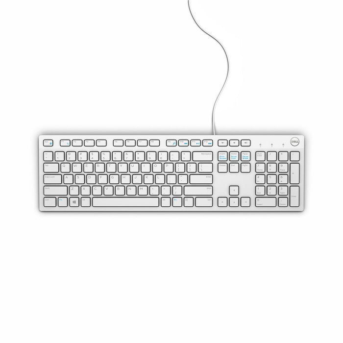 Keyboard Dell KB216 White QWERTY