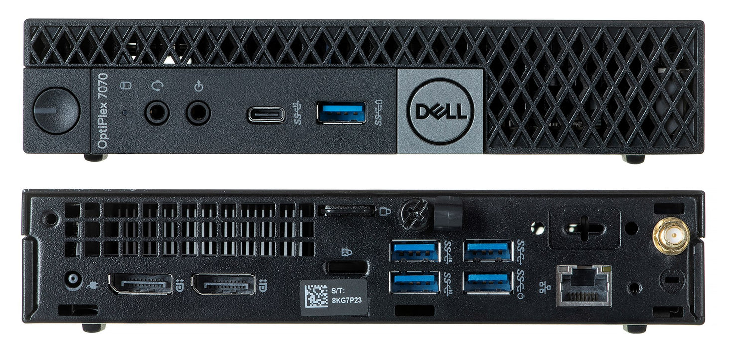 DELL OptiPlex 7070 Micro i5-9500T 16GB 256GB SSD mSFF Win11pro Used