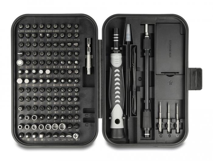 DeLock 64167 Screwdriver Set 130 Pieces S2 Case - Отвертки<<<Продукти за дома<<<ValiAPI