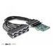 Delock card PCI Express x1 to 8 x Serial RS-232 - Входно-изходни контролери<<<Компютърни компоненти<<<ValiAPI