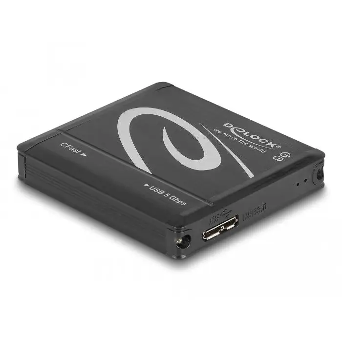 DeLock CFast card reader 5 Gbps Black - Четци за карти<<<Компютърна периферия<<<ValiAPI
