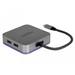 Delock docking station USB-A USB-C HDMI Gigabit LAN PD Backlight Gray - Аксесоари за лаптопи/таблети<<<Лаптопи таблети