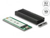 Delock external drawer For M.2 NVMe PCIe SSD USB-C 3.2 Gen 2 10 Gbps - Чекмеджета за дискове<<<Компютърни