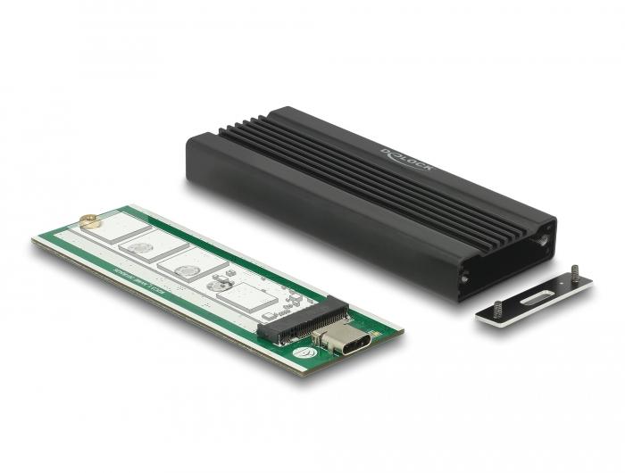 Delock external drawer For M.2 NVMe PCIe SSD USB-C 3.2 Gen 2 10 Gbps - Чекмеджета за дискове<<<Компютърни