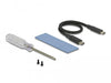 Delock external drawer For M.2 NVMe PCIe SSD USB-C 3.2 Gen 2 10 Gbps - Чекмеджета за дискове<<<Компютърни