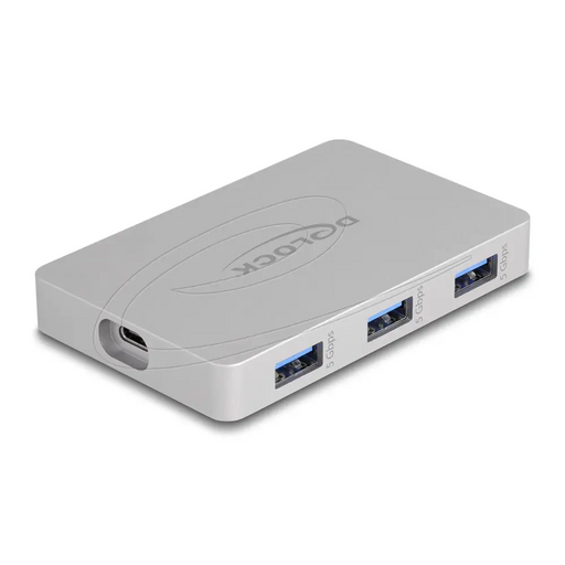 Delock Hub USB-C 7 ports 3x USB-A 5 Gbps 3x USB-C 1xUSB-C PD 85 W - USB хъбове<<<Компютърна периферия<<<ValiAPI
