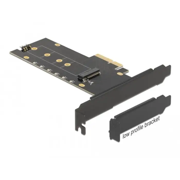 Delock Slot Expansion Card PCI Express x4 to 1 x internal NVMe M.2 Key M RGB LED Low Profile - Входно-изходни