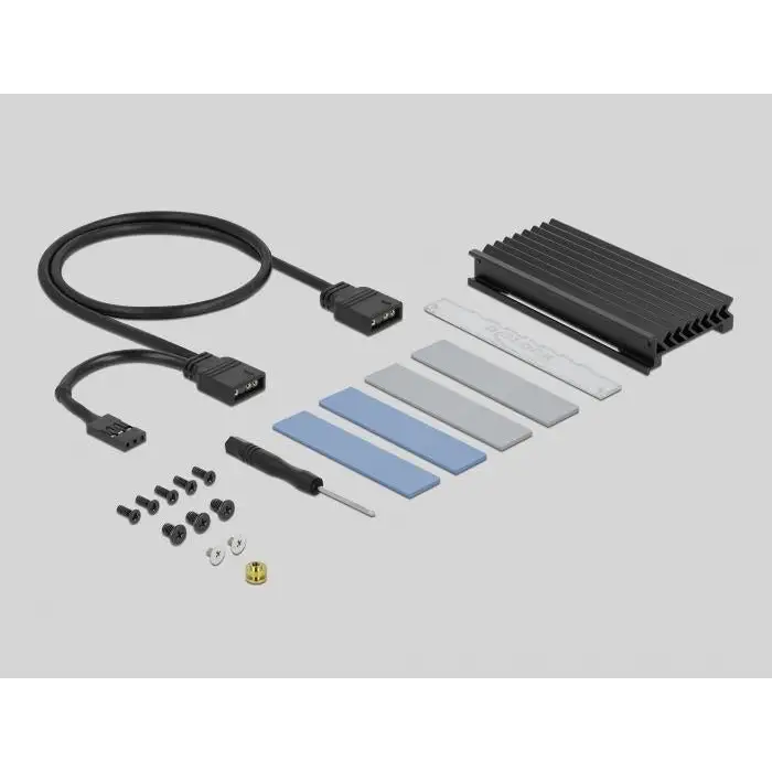 Delock Slot Expansion Card PCI Express x4 to 1 x internal NVMe M.2 Key M RGB LED Low Profile - Входно-изходни
