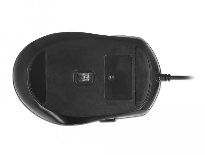 Optical mouse DeLock, USB-A, 5 buttons, Blue