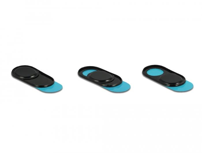 Caps for webcam Delock 20652, Set of 3, Black