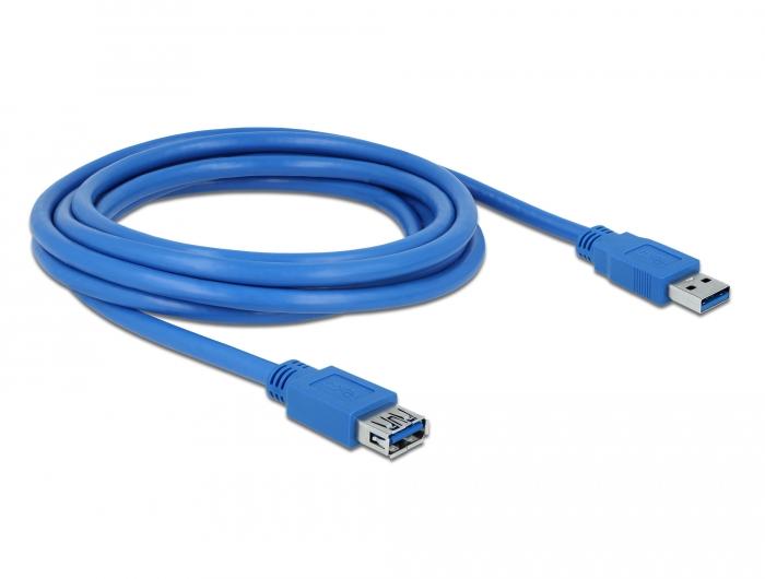 Cable Delock USB-A - USB-B, USB 3.2, 10 m