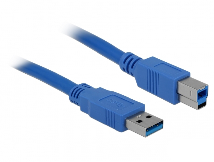 Cable Delock USB-A - USB-B, 3m