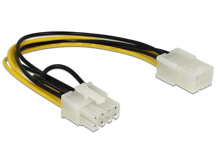 Cable DeLock PCI Express power 6 pin female > PCI Express 8 pin, 20 cm