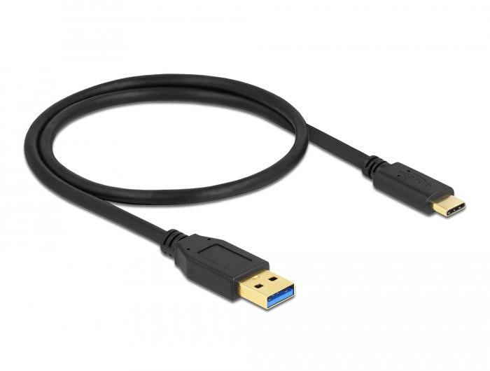 Cable Delock USB-C male - USB 3.2 A male, 0.5 m