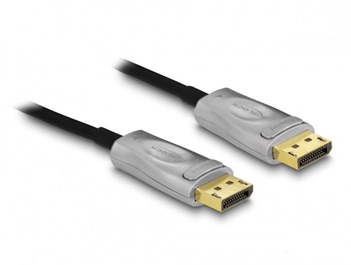 Optical cable Delock, Active, DisplayPort 1.4 8K, 100 m