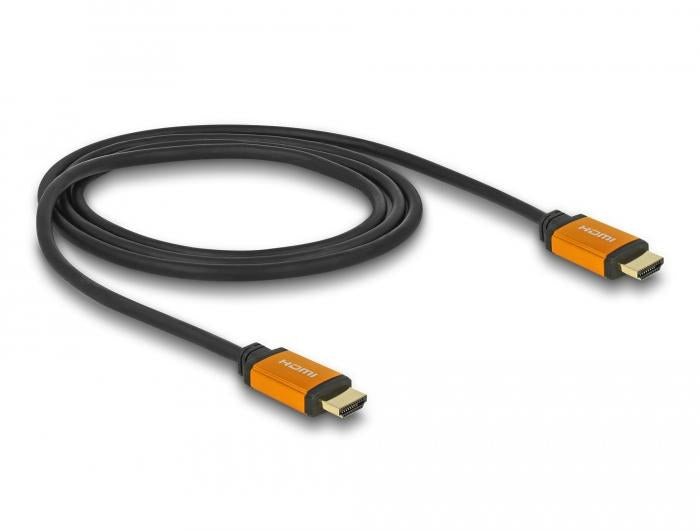 Cable Delock High Speed, HDMI male - HDMI male, 48 Gbit/s, 8K 60 Hz, 1 m