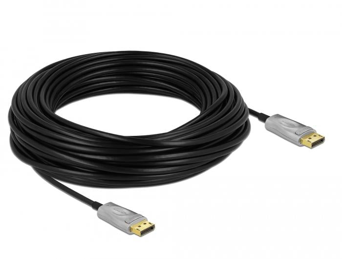 Optical cable Delock, Active, DisplayPort 1.4, 8K, 25 m