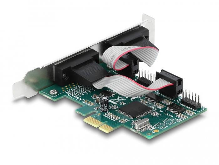 Delock slot expansion card, PCI Express Card to 4 x Serial RS-232