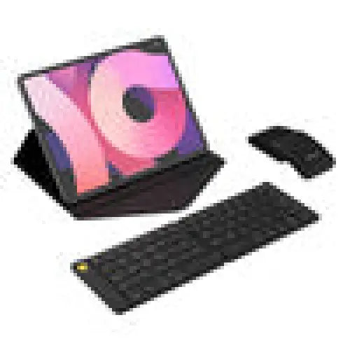 Delux KF10 folding wireless keyboard and MF10PR (QWERTY) mouse set - Sets<<<Keyboards<<<Gaming<<<InnproXML