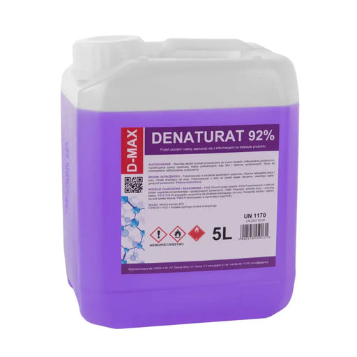 Denatured alcohol denatured alcohol D-MAX 5L - *Temporary category<<<HurtelXML