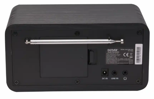 Denver DAB-30B AM/FM radio, black