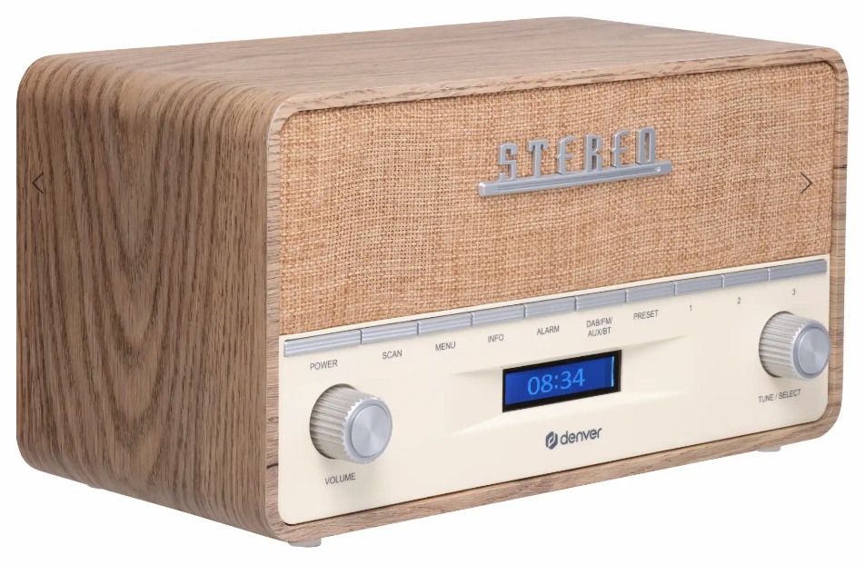 Denver FM Radio DAB-36LW light wood