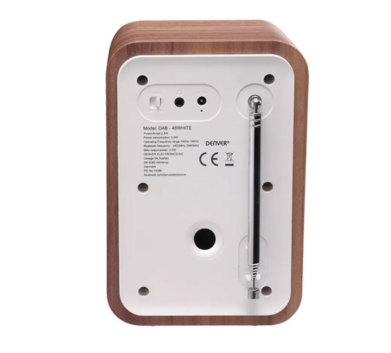 DENVER Radio DAB-48, white