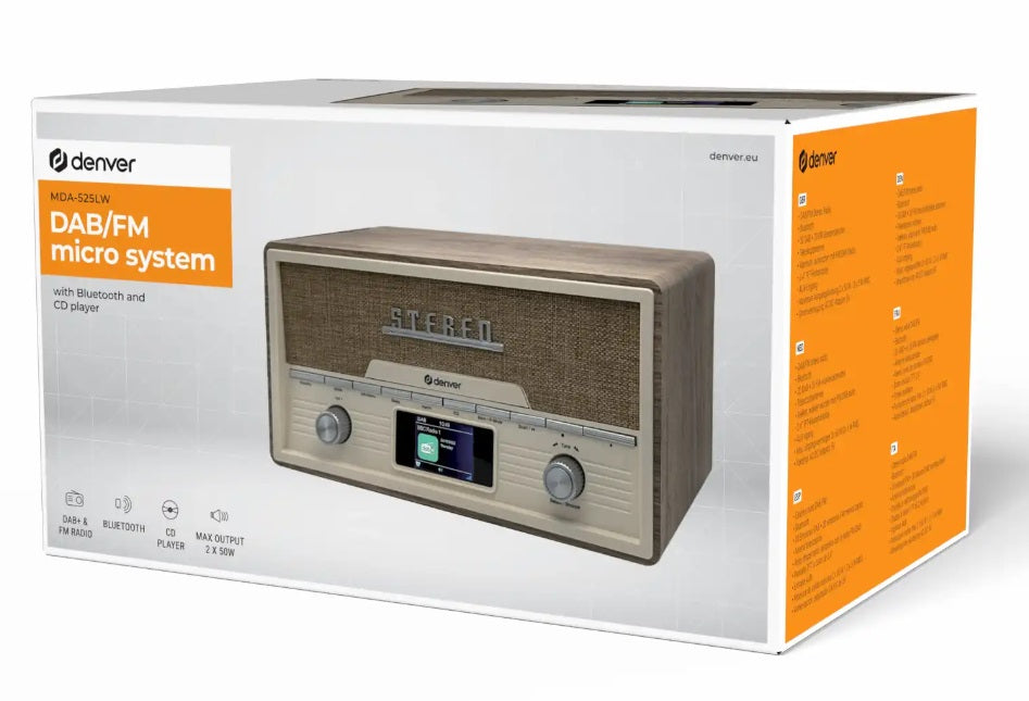 Denver MDA-525 Radio Light Brown