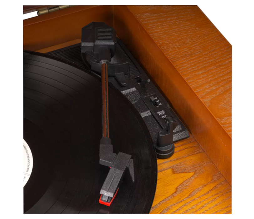 DENVER Retro wooden turntable and cassette player with DAB, MRD-51 BROWN