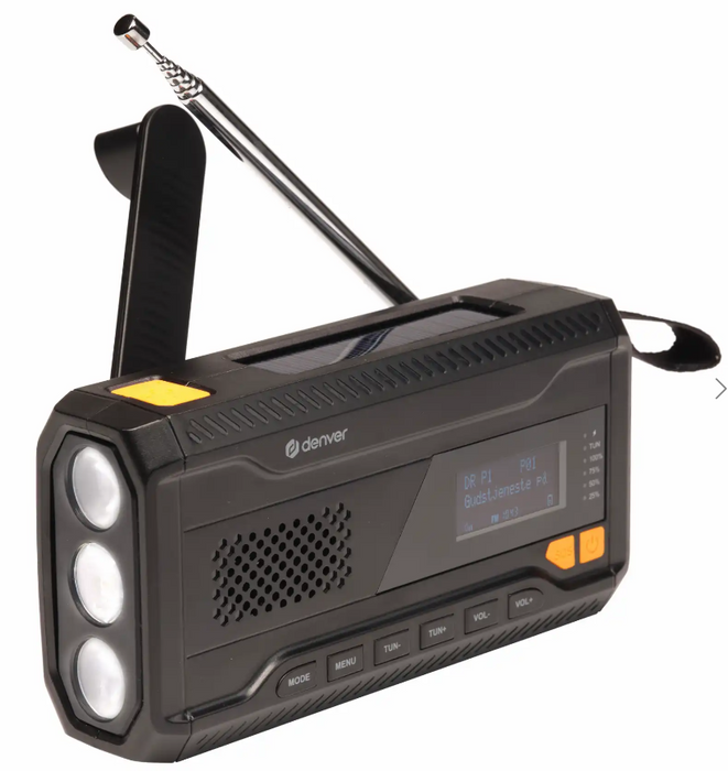 Denver solar radio SCD-2033 with built-in battery