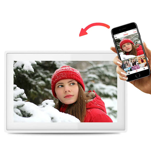 Denver Frameo PFF-1021W 10.1’’ Digital Frame - White - Household accessories<<<HurtelXML