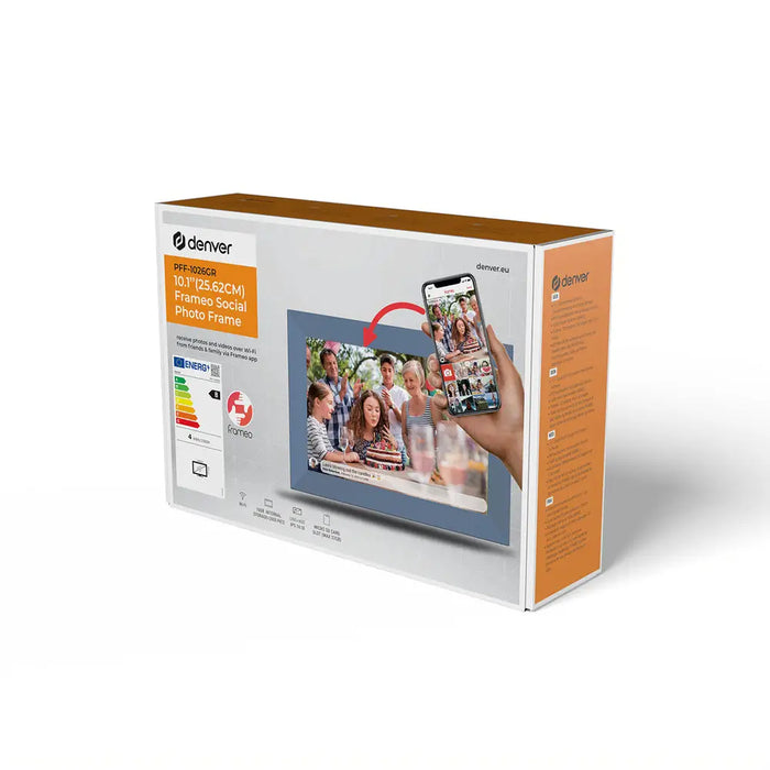 Denver Frameo PFF-1026GR 10.1’’ Digital Frame - Gray - Household accessories<<<HurtelXML&&&Digital photo
