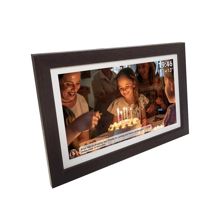 Denver Frameo PFF-1543DW 15.6’’ Digital Frame - Brown - Household accessories<<<HurtelXML&&&Digital photo