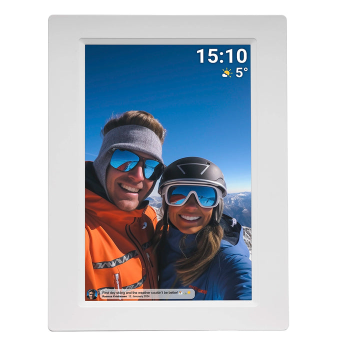 Denver Frameo PFF-1015W 10.1" Digital Frame - White