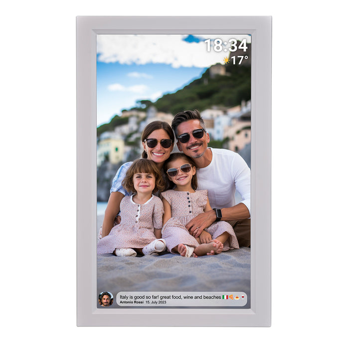 Denver Frameo PFF-1503W 15.6" Digital Frame - White