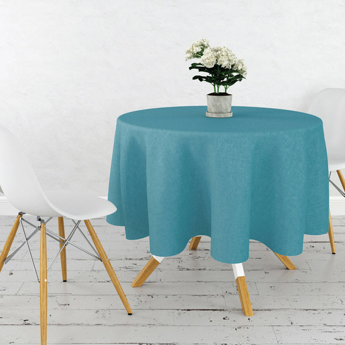 TABLE COVER DEON NAVY BLUE D140 CM