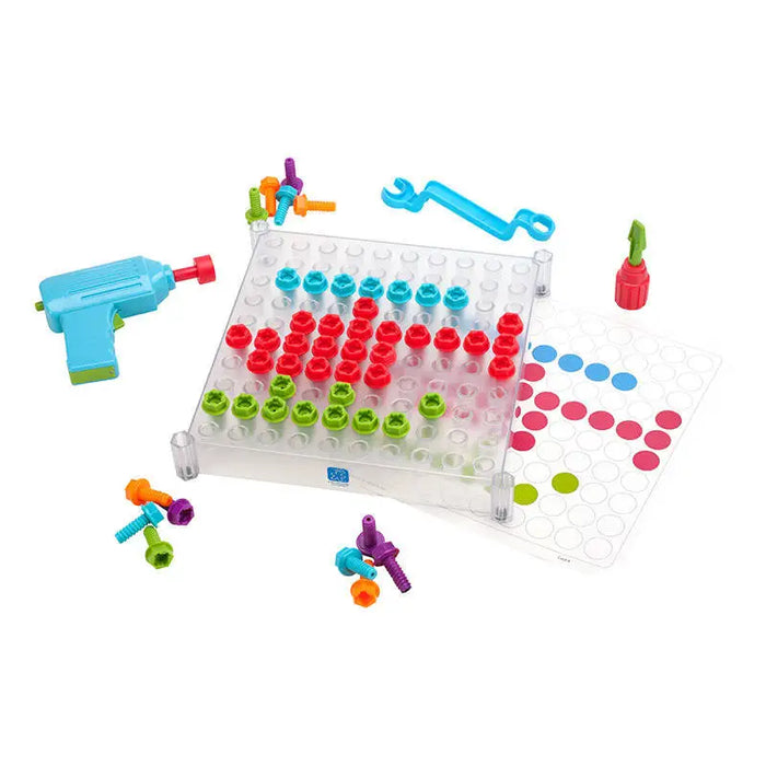 Design & Drill See -Through Creative Workshop Learning Resources EI-4114 - Educational
