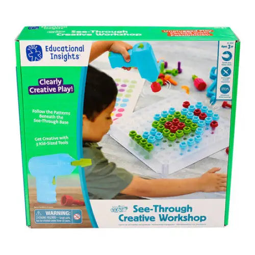 Design & Drill See -Through Creative Workshop Learning Resources EI-4114 - Educational