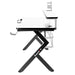 Desk Gaming Huzaro HZ-Hero 5.0 White White Black Carbon fibre 120 x 60 cm - Аксесоари за Игри<<<Компютър