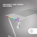 Desk Gaming Mars Gaming ERGO White 140 x 60 cm - Аксесоари за Игри<<<Компютър Игри<<<Компютри| Електроника<<<BigBuy