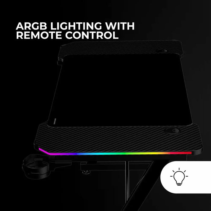Desk Gaming Mars Gaming ESCRITORIO ERGO RGB Black 120 x 60 cm - Аксесоари за Игри<<<Компютър Игри<<<Компютри|