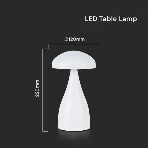 DESK LAMP 1W 55LM WHITE V-TAC - Настолни лампи<<<Вътрешно осветление<<<Мебели и интериор<<<Praktiker&&&Настолни