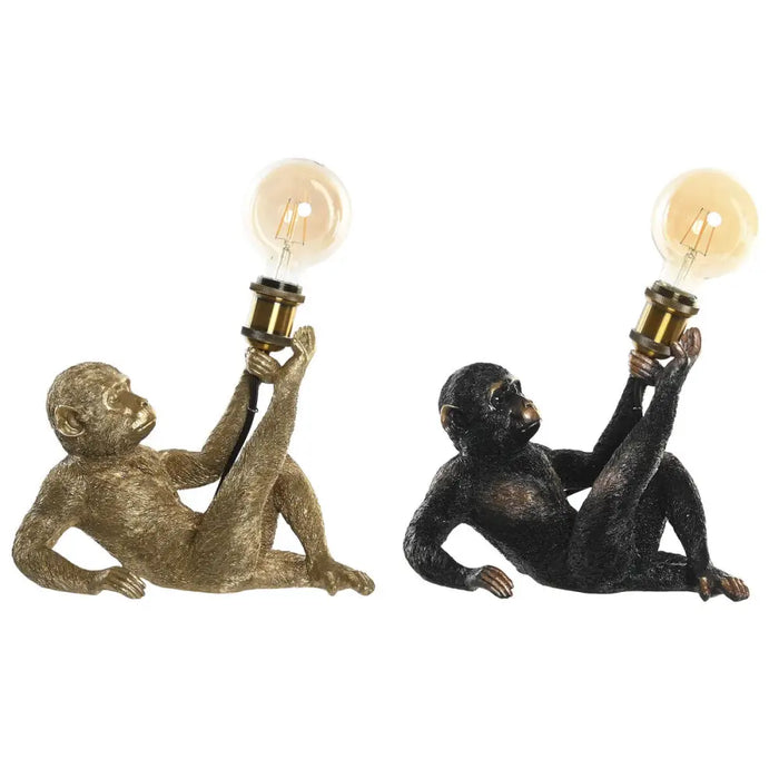 Desk lamp DKD Home Decor 31,5 x 18 x 27 cm Golden Metal Copper Resin 220 V 50 W (2 Units) - Декорация и